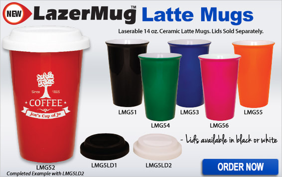 Laser Latte Mugs